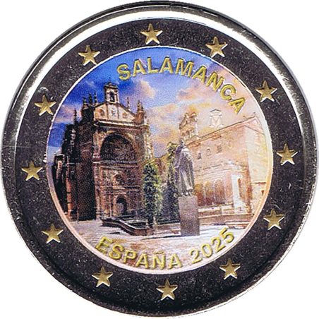 moneda conmemorativa 2 euros España 2025 Salamanca. Color E  - 1