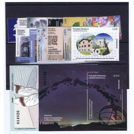 Andorra Española año completo sellos 2025  - 1