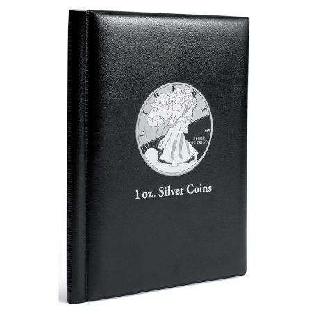 LEUCHTTURM Album bolsillo ROUTE para 48 monedas hasta 41mm.  - 1