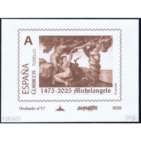 Grabado nº17 Michalengelo 1475-2025  - 1