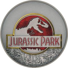 Moneda onza de plata Niue 2018 2 Dollars Jurassic Park  - 1
