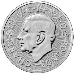 Moneda 2 onzas de plata Inglaterra 5 Pounds 2026 León de la Reina.