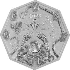 Moneda onza de plata Alemania 5 Mark 2025 Herbalist