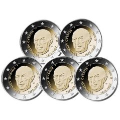 moneda conmemorativa 2 euros Alemania 2026 Konrad Adenauer. 5 cecas  - 1