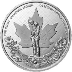 Canada 1$ 2026 100 Años Royal Canadian Legion. Plata Proof.  - 1