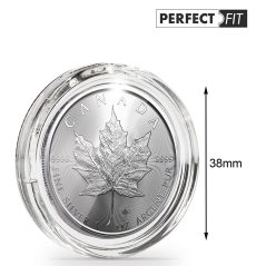 LEUCHTTURM Cápsula Ultra Perfect Fit 1 onza Maple. 38mm. 10 unidades