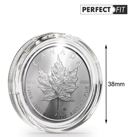 LEUCHTTURM Cápsula Ultra Perfect Fit 1 onza Maple. 38mm. 10 unidades