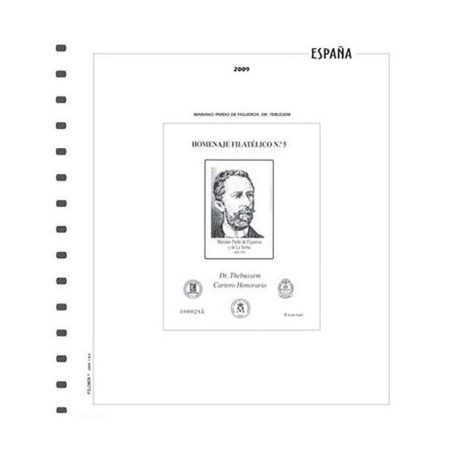 FILOBER Color ESPAÑA Homenaje filat. 2025 montado con estuches.  - 1