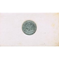 Moneda de plata Filipinas 1 Piso 1969 Emilio Aguinaldo