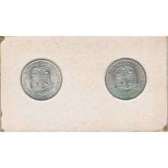 Monedas de plata Filipinas 1 Piso 1963 Bonifacio y 1964 Marini