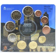 Cartera oficial euroset España 2026 Emisión Berlín.  - 1