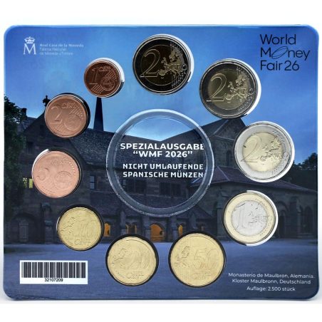 Cartera oficial euroset España 2026 Emisión Berlín.