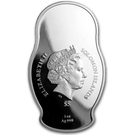 Moneda onza de plata 5$ Salomon 2016 Muñeca Rusa Matryoshka