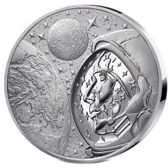 Moneda 2 onzas de plata Francia 25€ 2025 Odisea Espacial.  - 1