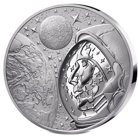 Moneda 2 onzas de plata Francia 25€ 2025 Odisea Espacial.  - 1