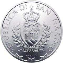 Moneda onza de plata 5€ San Marino 2026 Halcón Peregrino.