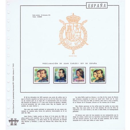 Colección Sellos de España Juan Carlos I 1975/2014. 8 álbumes
