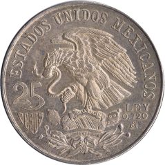 Moneda de plata 25 pesos Mexico 1968 Juegos Olímpicos