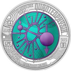 moneda Austria 25 Euros 2026 Física Cuántica. Niobio.