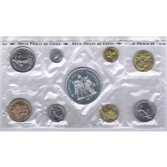 Estuche monedas Francia 1974. Flor de Cuño.  - 1