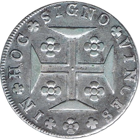 Moneda de plata 400 Reis Portugal 1816 Joao Principe Regente.