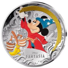 Francia 10€ 2025 Disney. Mickey en Fantasia. Plata Proof.  - 1
