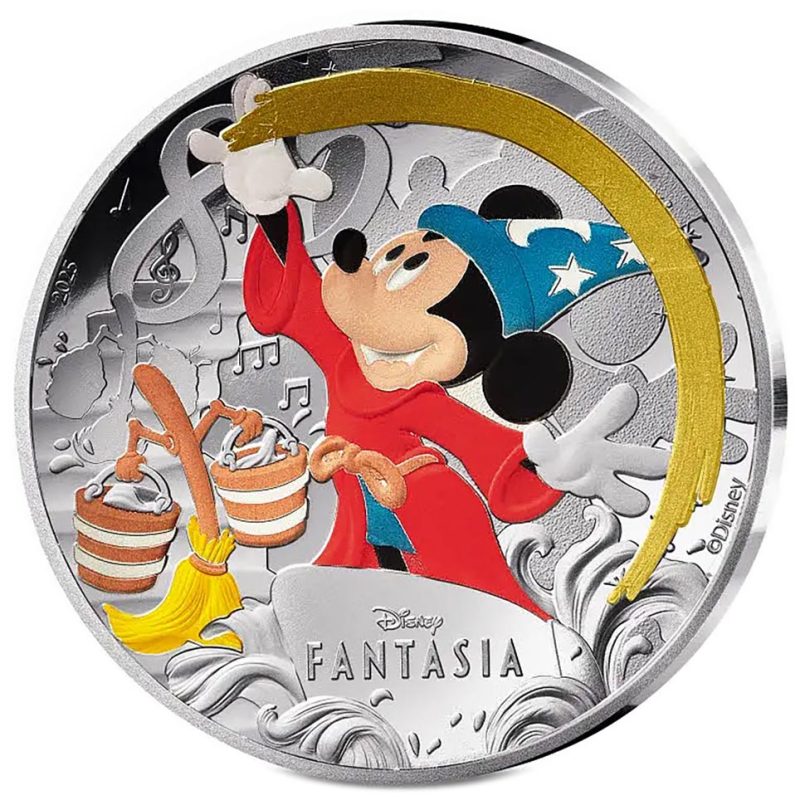 Francia 10€ 2025 Disney. Mickey en Fantasia. Plata Proof. - 1 Francia 10€ 2025 Disney. Mickey en Fantasia. Plata Proof. - 1