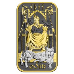 Moneda onza de plata Gran Bretaña 2026 Lingote. Odin  - 1