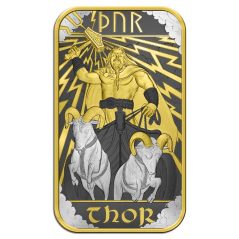 Moneda onza de plata Gran Bretaña 2026 Lingote Thor.  - 1