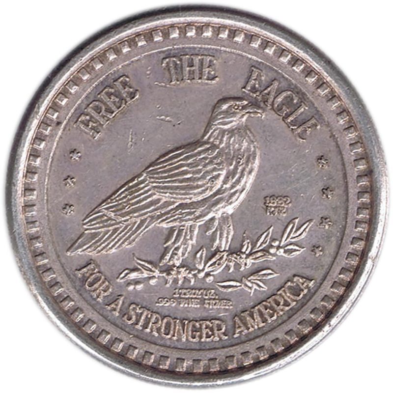 Moneda onza de plata Estados Unidos 1982 Free The Eagle. - 1 Moneda onza de plata Estados Unidos 1982 Free The Eagle. - 1