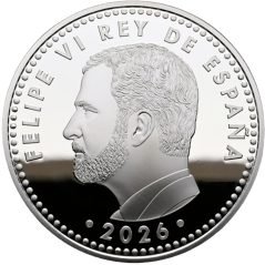 Moneda 2026 Día de la Mujer. Almudena Grandes. 10 euros. Plata