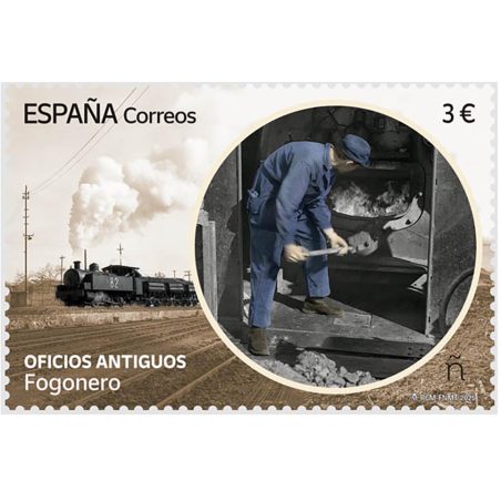 5870 Oficios antiguos. Fogonero.  - 1