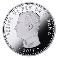 Moneda 2017 Año Internacional Turismo Sostenible. 10 euros. Plata