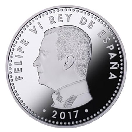 Moneda 2017 Año Internacional Turismo Sostenible. 10 euros. Plata
