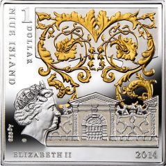 Moneda de plata 1$ Niue Nacimiento de Venus 2014.