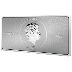 Moneda onza de plata 5$ Samoa Via Lactea 2017.