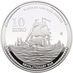 Moneda 2026 250 aniversario EEUU. Solano y Bote. 10 euros Plata  - 1