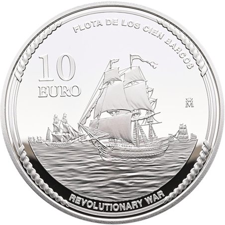 Moneda 2026 250 aniversario EEUU. Solano y Bote. 10 euros Plata  - 1