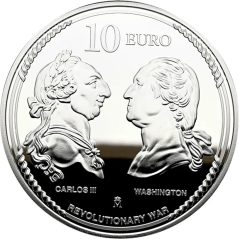 Moneda 2026 250 aniversario EEUU. Isabel I. 10 euros Plata