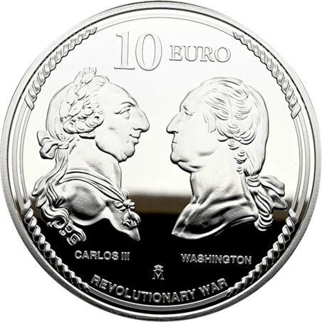 Moneda 2026 250 aniversario EEUU. Isabel I. 10 euros Plata