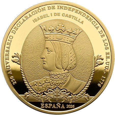 Moneda 2026 250 aniversario EEUU. Trece Salvas. 200 euros. Oro  - 1