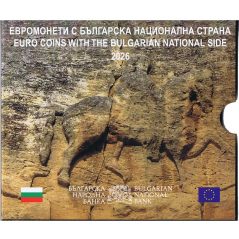 Cartera oficial euroset Bulgaria 2026. Primeras monedas  - 1