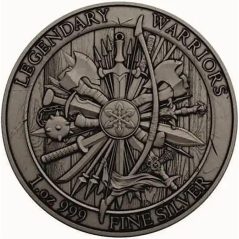 Moneda onza de plata Estados Unidos. Toro Sentado. Color