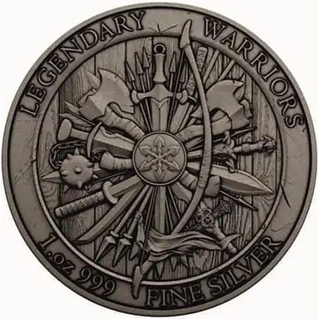 Moneda onza de plata Estados Unidos. Toro Sentado. Color