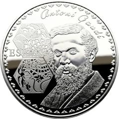 Moneda 2026 Año Gaudí. Sagrada Familia. 10 euros Plata