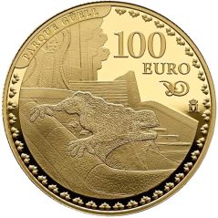 Moneda 2026 Año Gaudí. Parc Güell. 100 euros Oro  - 1