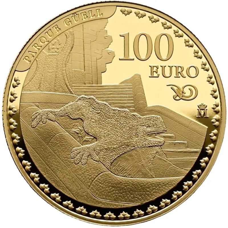 Moneda 2026 Año Gaudí. Parc Güell. 100 euros Oro - 1 Moneda 2026 Año Gaudí. Parc Güell. 100 euros Oro - 1
