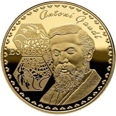 Moneda 2026 Año Gaudí. Parc Güell. 100 euros Oro