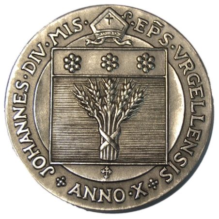 Medalla de plata Andorra 1981 Vegueria Episcopal.  - 1