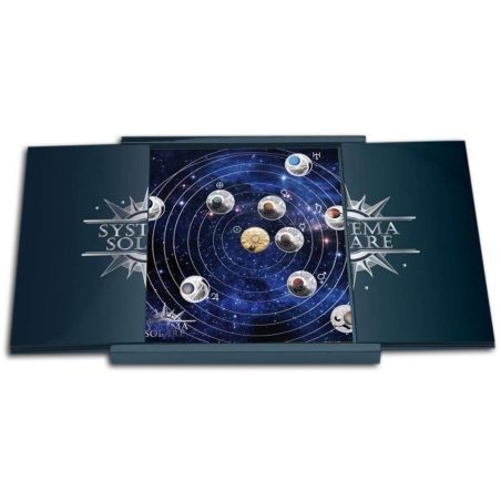 Monedas de plata Bielorrusia 10 Rublos 2012 Sistema solar. 9 monedas  - 1